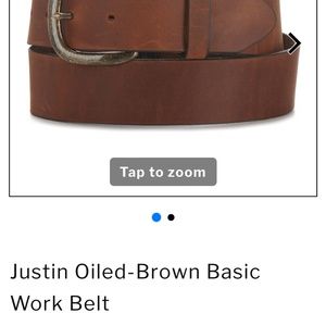 Brown top grade leather western belt